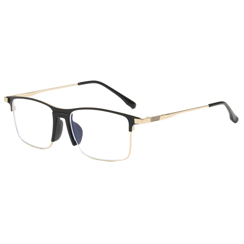 YIMARUILI Big Size 155mm Men's Eyeglasses Frame Ultralight Alloy Business Glasses Optical Prescription Big Face Eyewear 101985