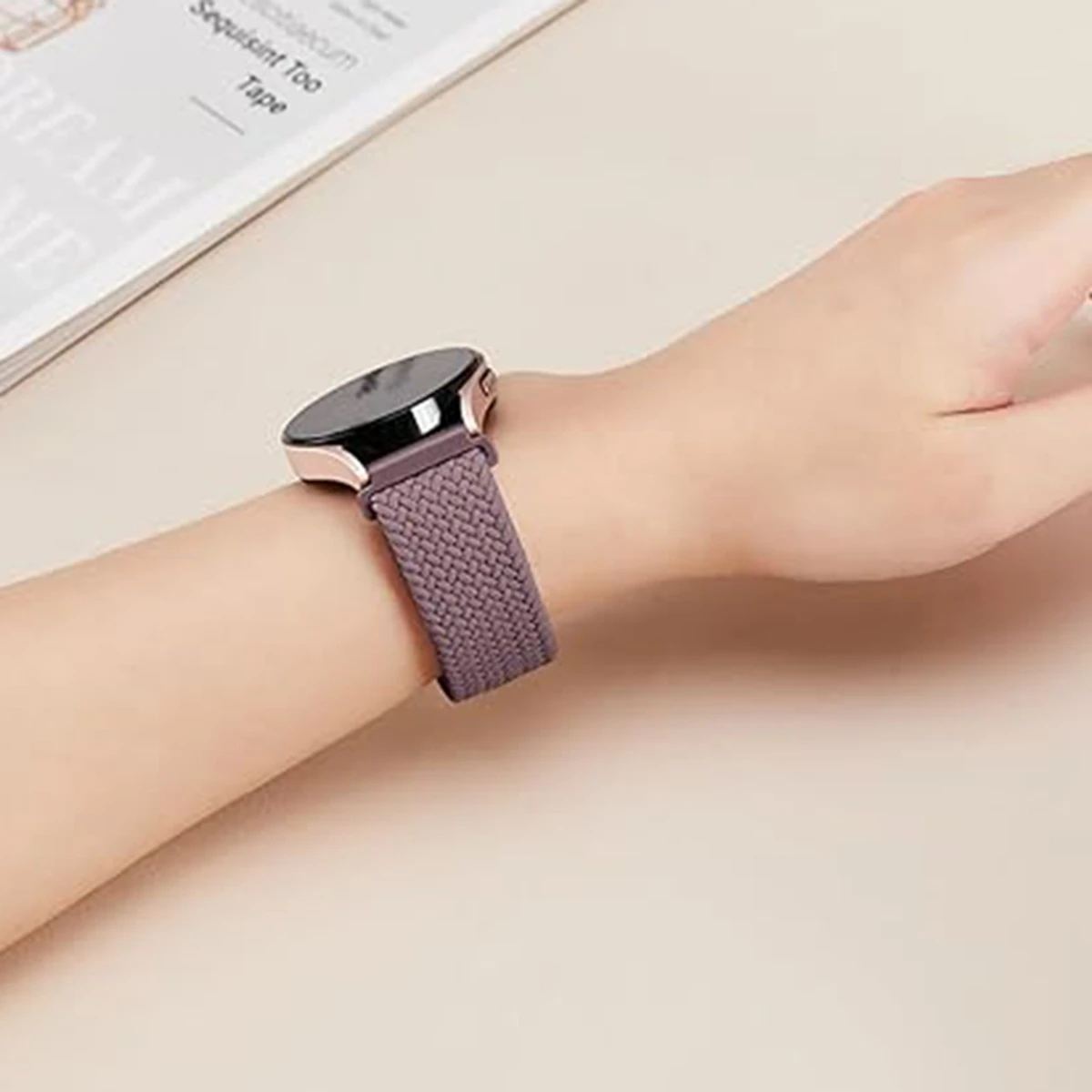 3Pcs 18/20/22mm Quick Release Nylon Strap Geflochtene Schleife für Samsung/Huawei/Garmin Smart Uhr für Frau Mann Armbänder Armband – Detail 2