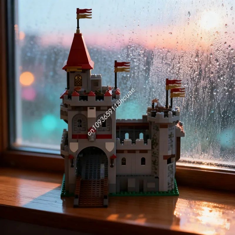 

933pcs MOC Lion Knight s Castle Parts Model Building blocks Construction Assemble Education toys Kids Christmas gift Birthday