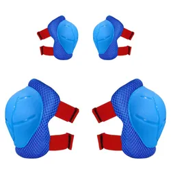 Sports Protective Gear Skateboard Protective Gear Helmet Seven Piece Set Children's Knee Pads Protective Gear