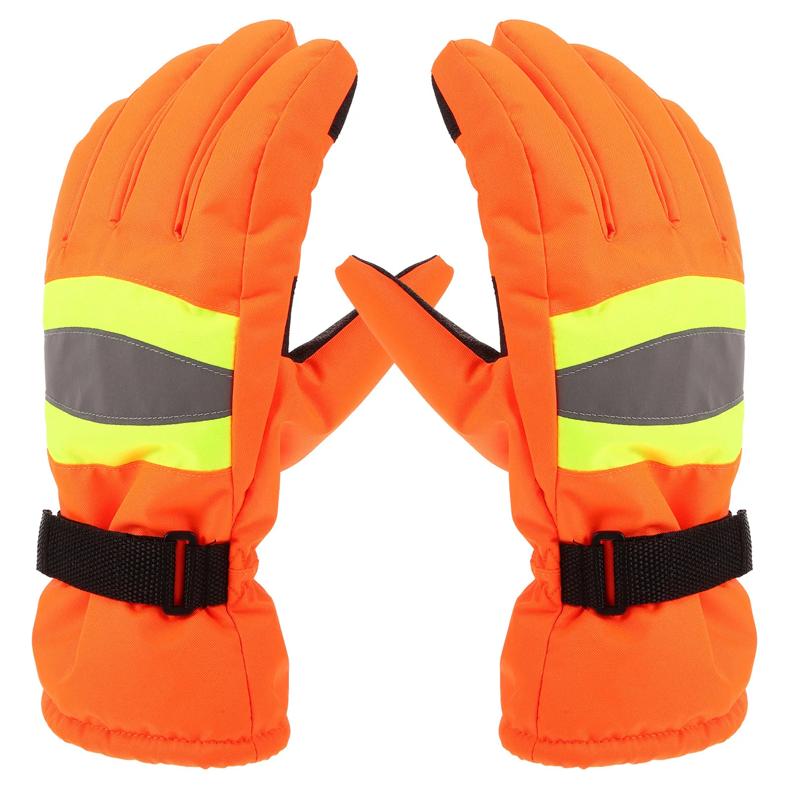 

1 Pair Warm Full Finger Outdoor Gloves Thermal Waterproof Windproof Hand Protector For Night Hiking Skiing Camping