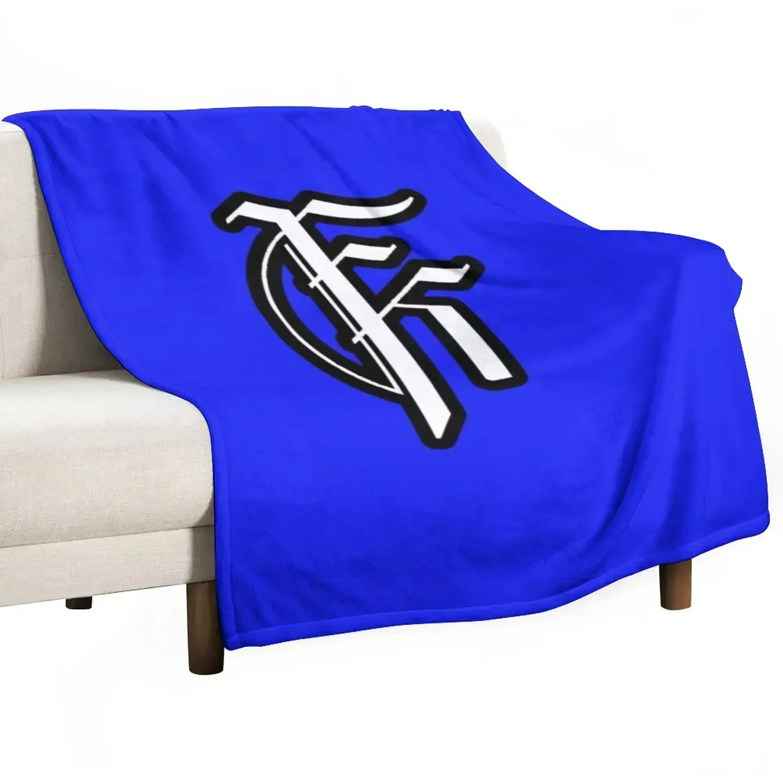 

Fit For A King logo Long Sleeve T-Shirt Throw Blanket For Decorative Sofa Hair Furry Loose Blankets