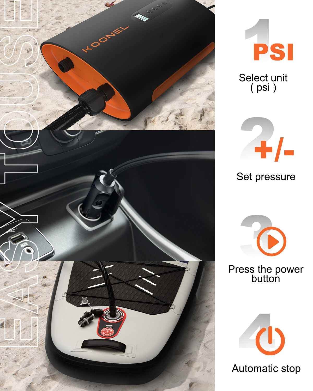 Kayak Accessories Pump Electrical Air Pump igh Quality Factory Price Surfing Inflatable Sup Paddle Board