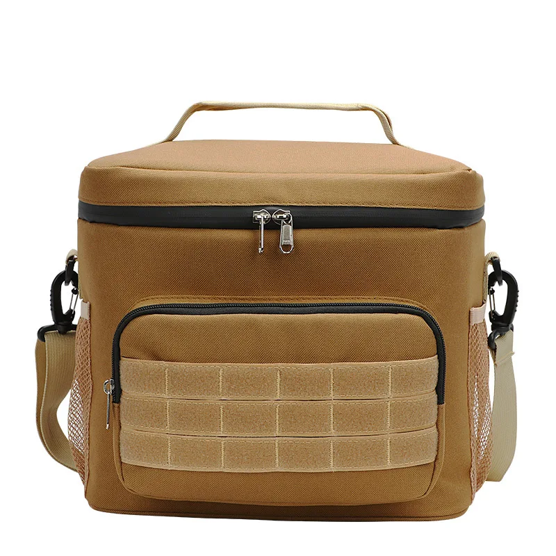 Soft Cooler Bag with Hard Liner, Large Insulated Picnic Lunch Box, Cooling Bag for Camping, BBQ, Family Outdoor Activities