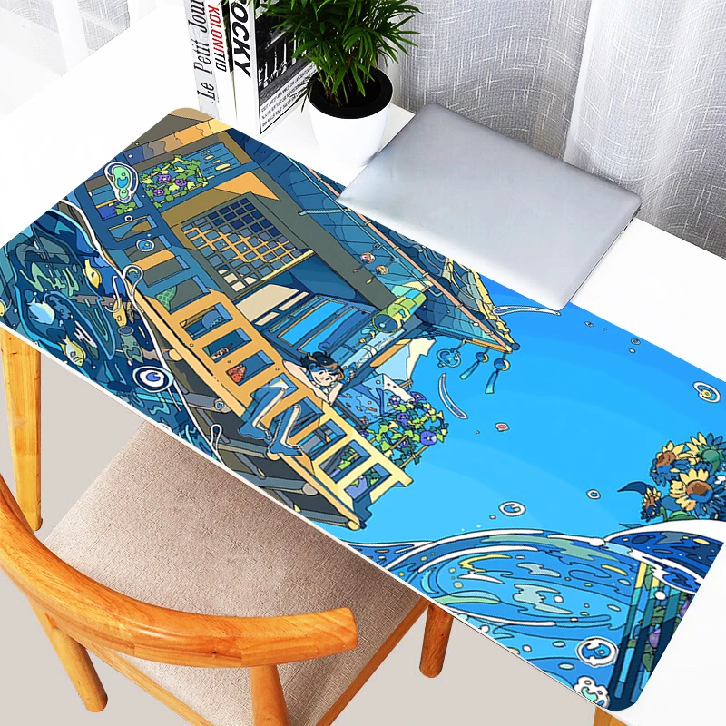 

Mouse Pad Mini PC Cute Desk Mat Non-Slip Rubber Laptop Underwater World Playmat For Office Gaming Accessories for Gamer Mousepad