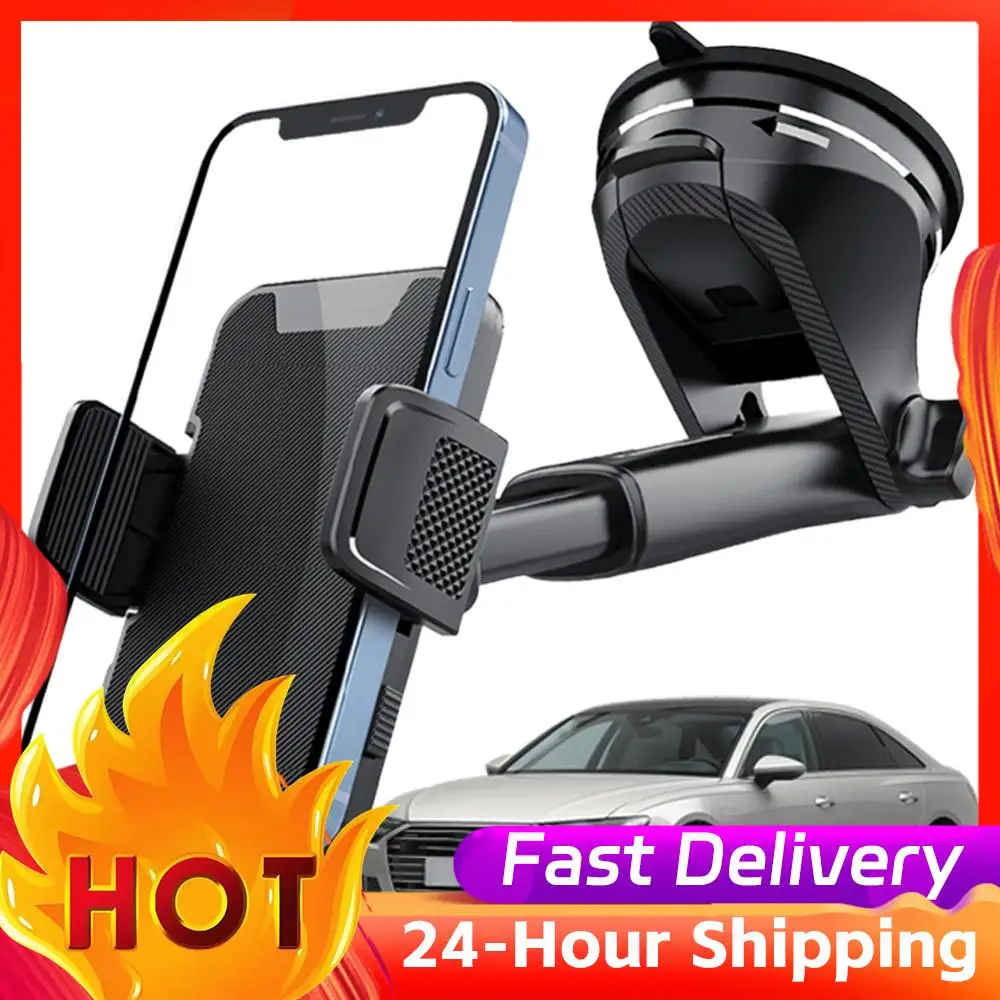

Gravity Sucker Car Phone Holder Retractable Dashboard Mobile Phone Stand Universal Auto Smartphone Stand for Trucks RVs Vehicles