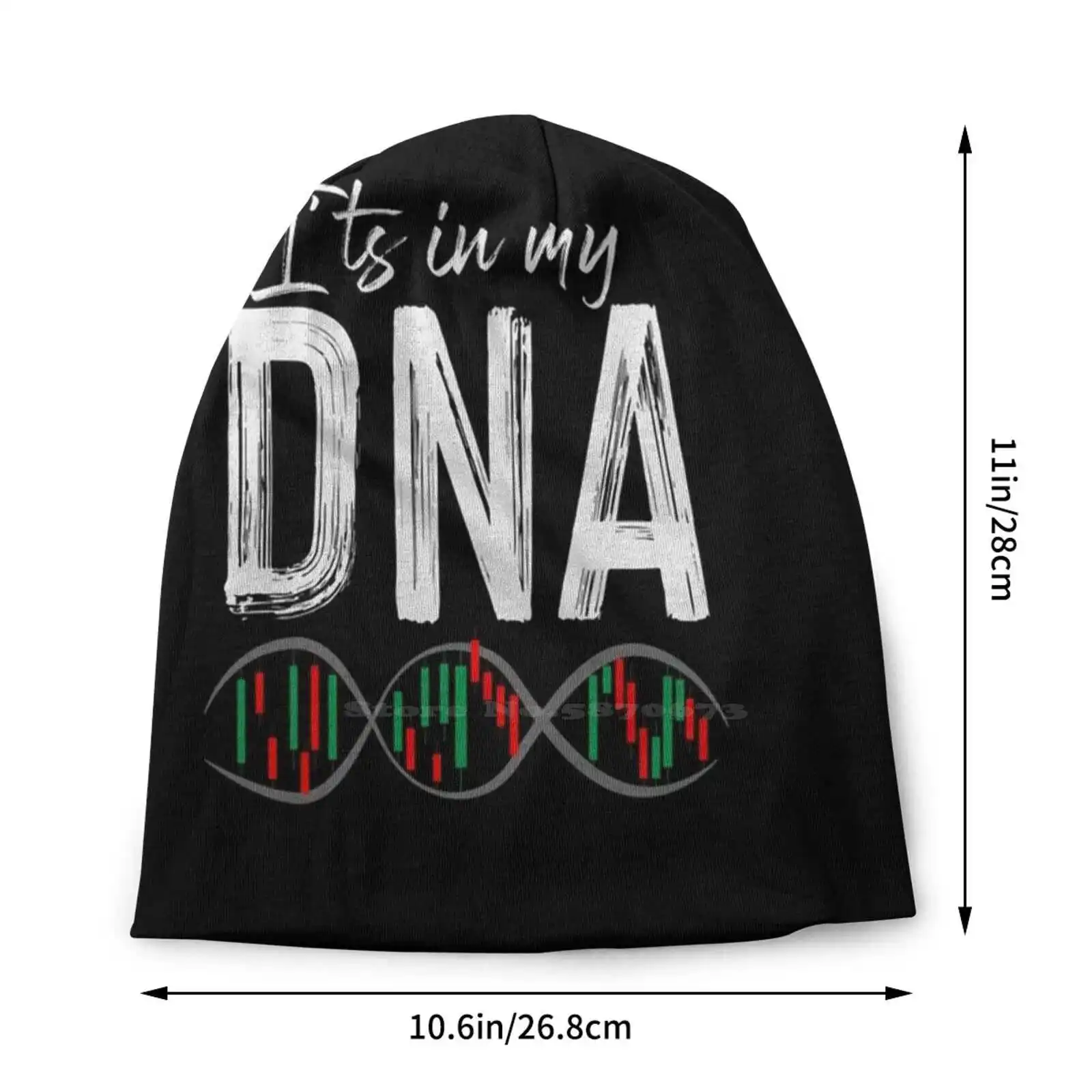 Trading Dna | Genetics Day Trader Daytrading Stock Knitted Hat Warm Beanie Outdoor Caps Idea Stock Market Forex Day Trading