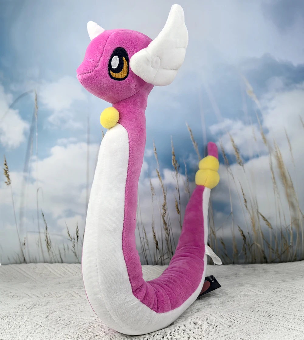 

Pokémon Scarlet Violet Shiny Dragonair Pink Dragon 26" Plush Toy , Switch Game Pokemon Legends Alolan Cartoon Stuffed Animal