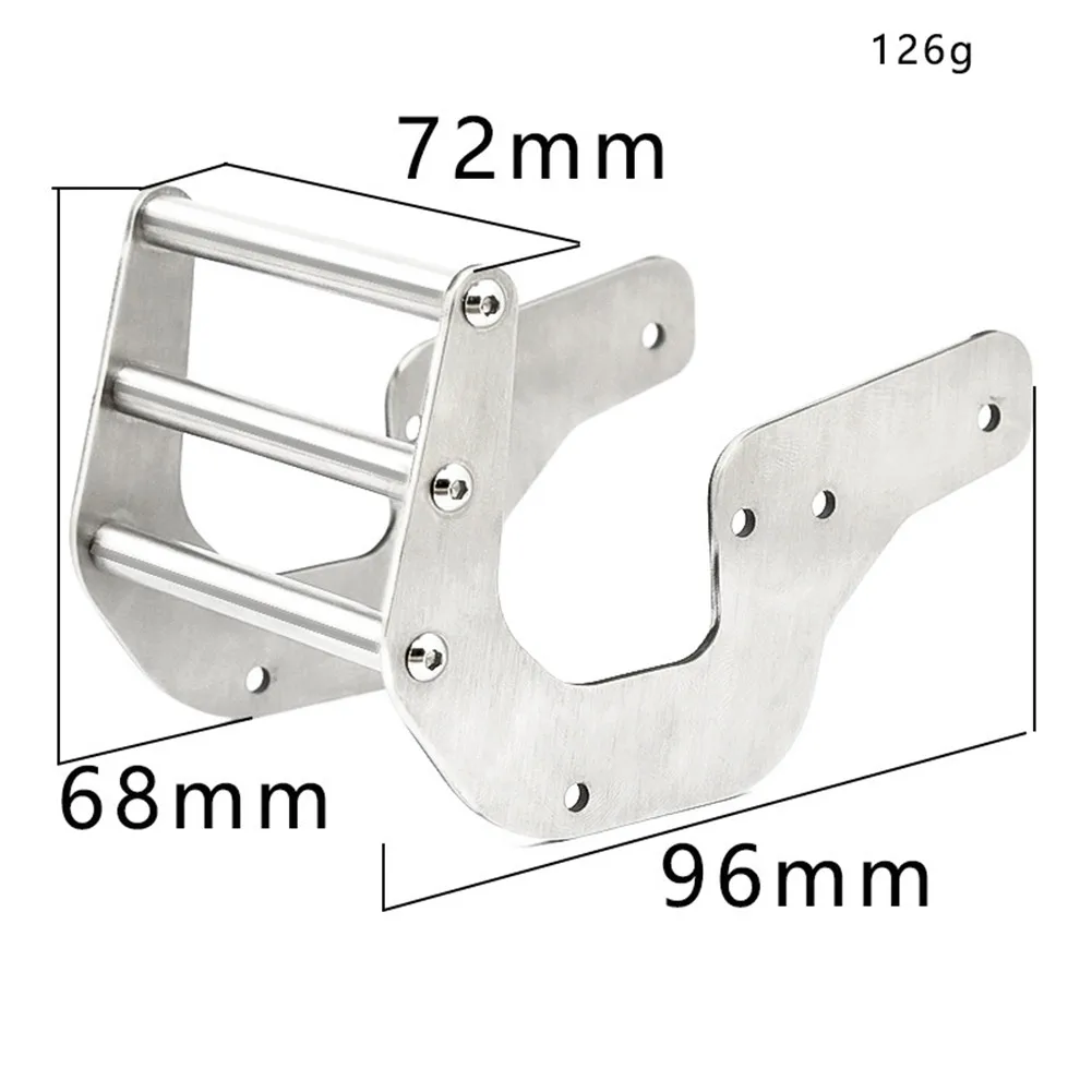LOSI LMT Stainless Steel Front Anti-collision Bumper For 1/8 1/10 RC Car Bigfoot Off-road 4WD Solid Axle Monster Truck Parts