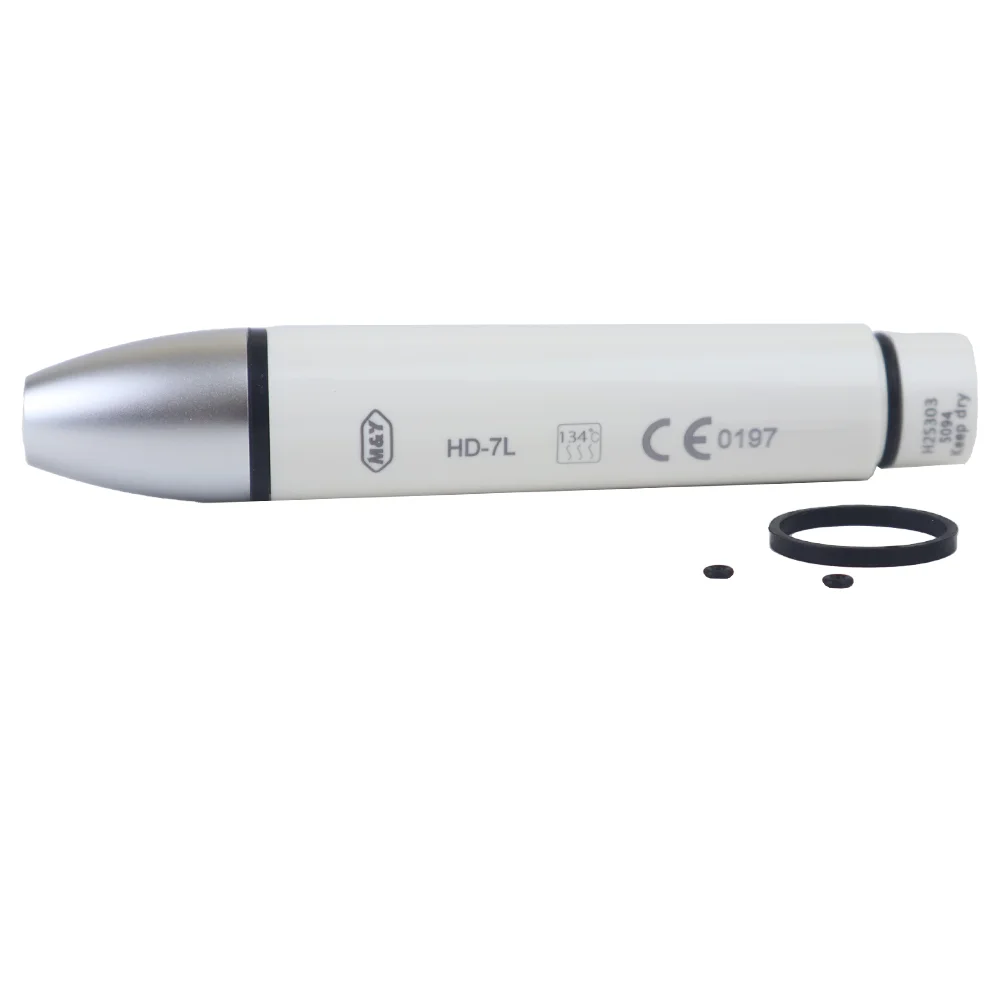 Dental Ultrasonic Scalers with LED Light HD-7L Handpiece Fit D*E S*telec Tips Tube Detachable Teeth Whitening Tools