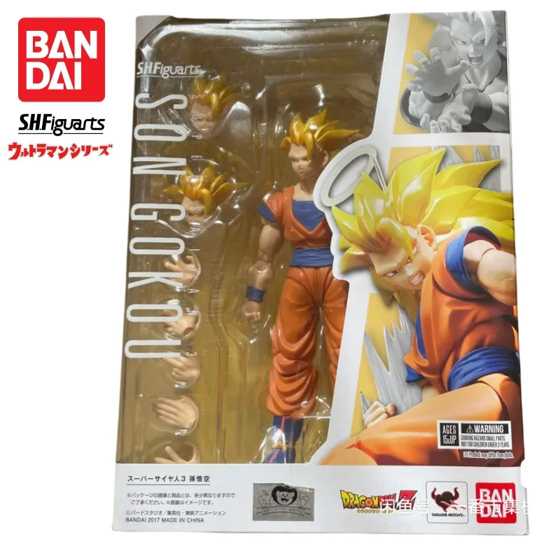 

In Stock Bandai S H Figuarts Original Dragon Ball Son Goku Doll Brand New Boxed Action Figure Anime Characters Model Garage