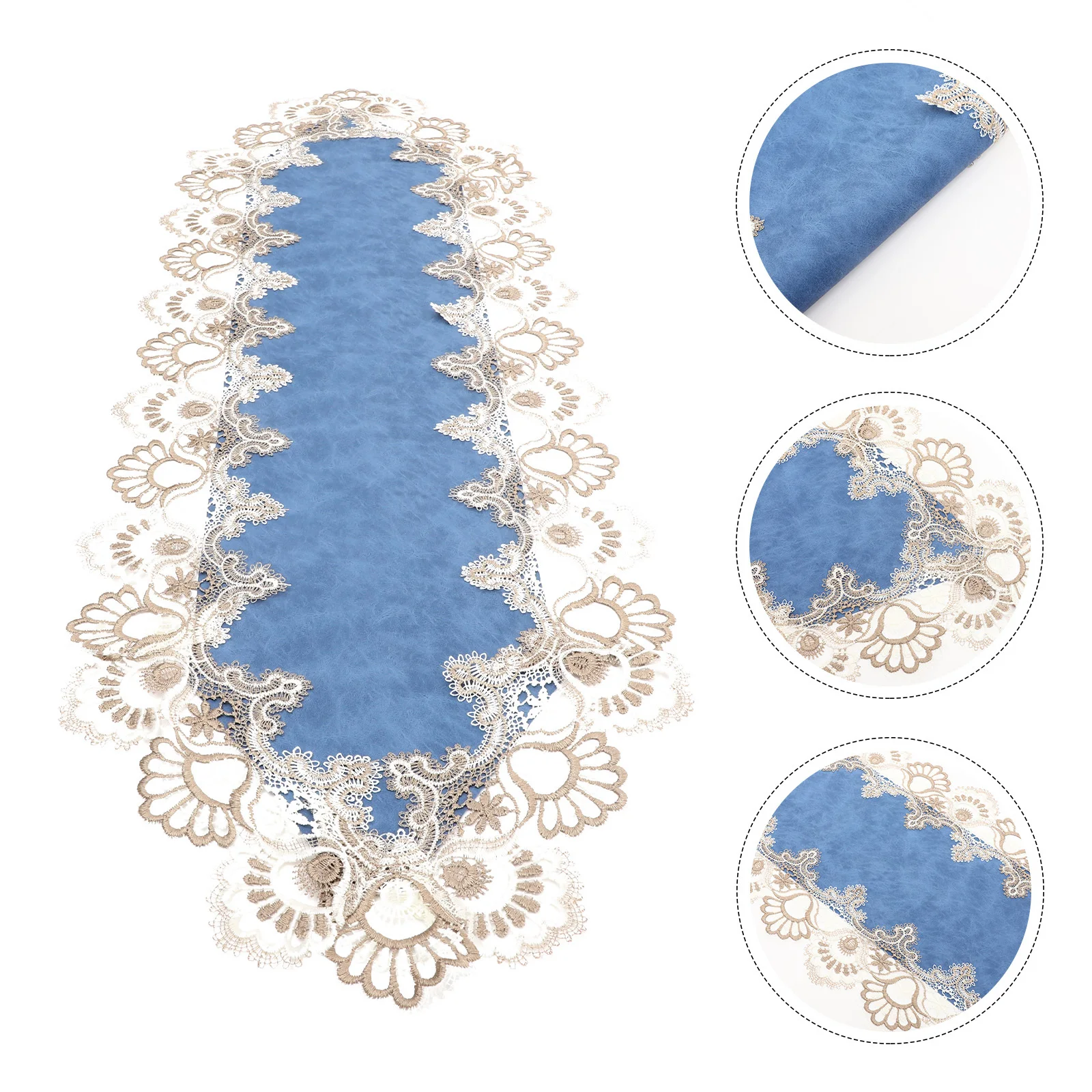 

Runner Table Cover For Home Flower Pattern Lace Party Tablecloth Table Cover For Party Home Garden Dining Decor