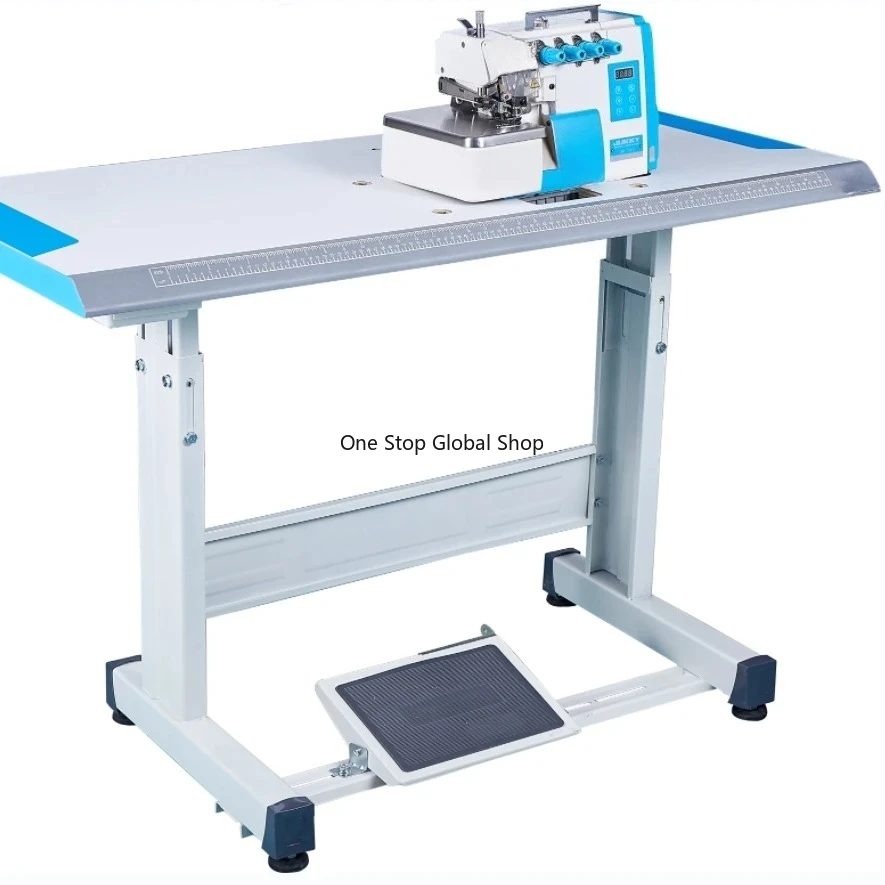 Máquina de Costura Industrial 747DC com 4 Linhas e Motor Direct Drive, Overlock com Luzes LED