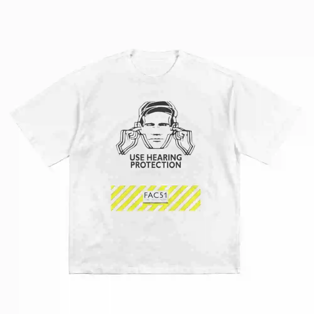 Use Hearing Protection Factory Records Short Sleeve Tee 100% Cotton T-Shirt