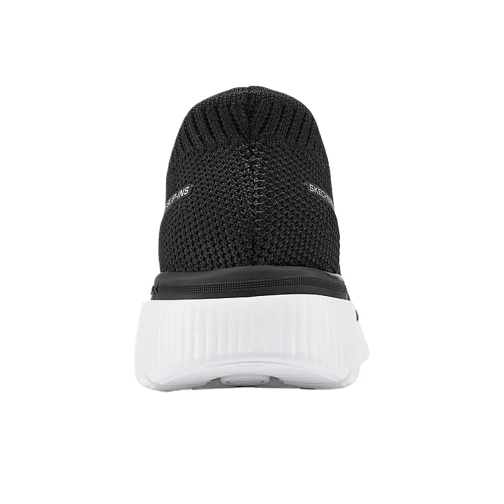 Skechers Women's GO WALK Mesh Low top Casual Shoes Women's Black 124743-BKW view 4