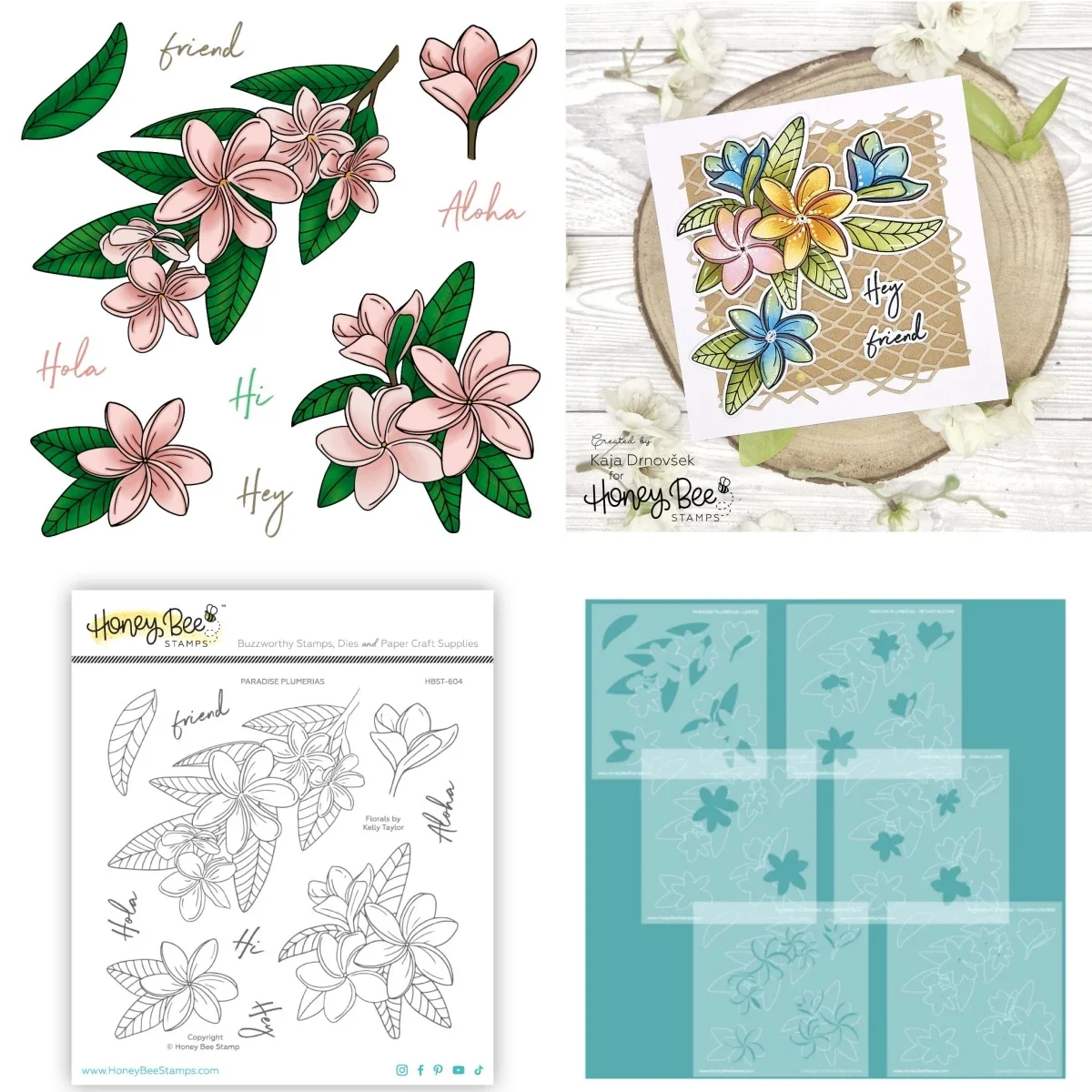 

Paradise Plumerias Clear Stamps Metal Cutting Dies Stencil for DIY Scrapbook Supplies Craft Gift Card Punch Template 2024 Summer