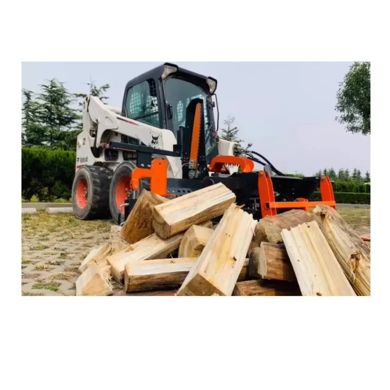 400mm Electric Firewood Processor 1 Year Warranty Certified Wood Cutting Splitting Machine Remote Monitoring Home Industrial Use