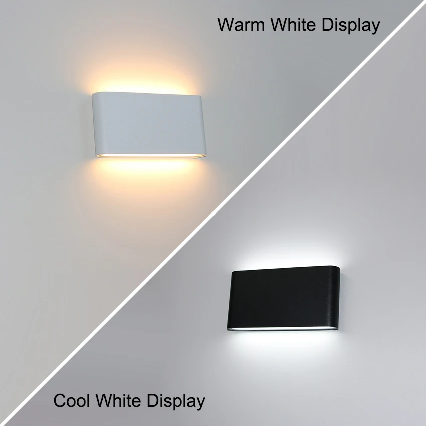 

Wall Light Led Waterproof Outdoor Wall Lamp IP65 Aluminum 6W/12W LED Wall Light Indoor Decorated Wall Sconce