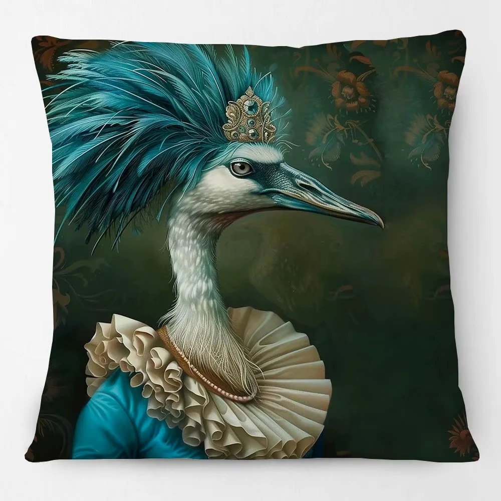 أنيقة الزرافة فلامنغو أنثى ليوبارد الحيوانات صورة وسادة غطاء غرفة ديكور غطاء الوسادة أريكة سادات الديكور