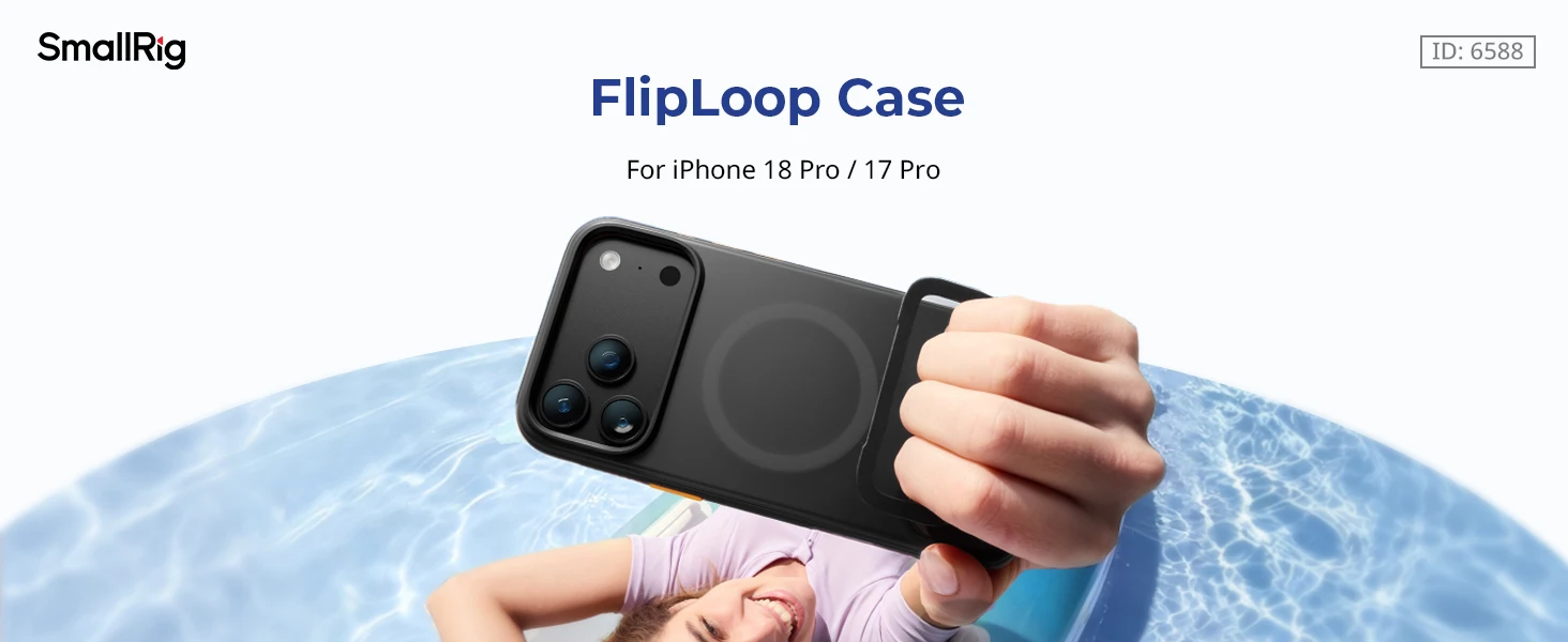 SmallRig 18 Pro / Pro Max FlipLoop Hülle für iPhone 18 Pro / Pro Max Smartphone-Fotografiehülle für iPhone 17 Pro / Pro Max 6588 – Detail 1