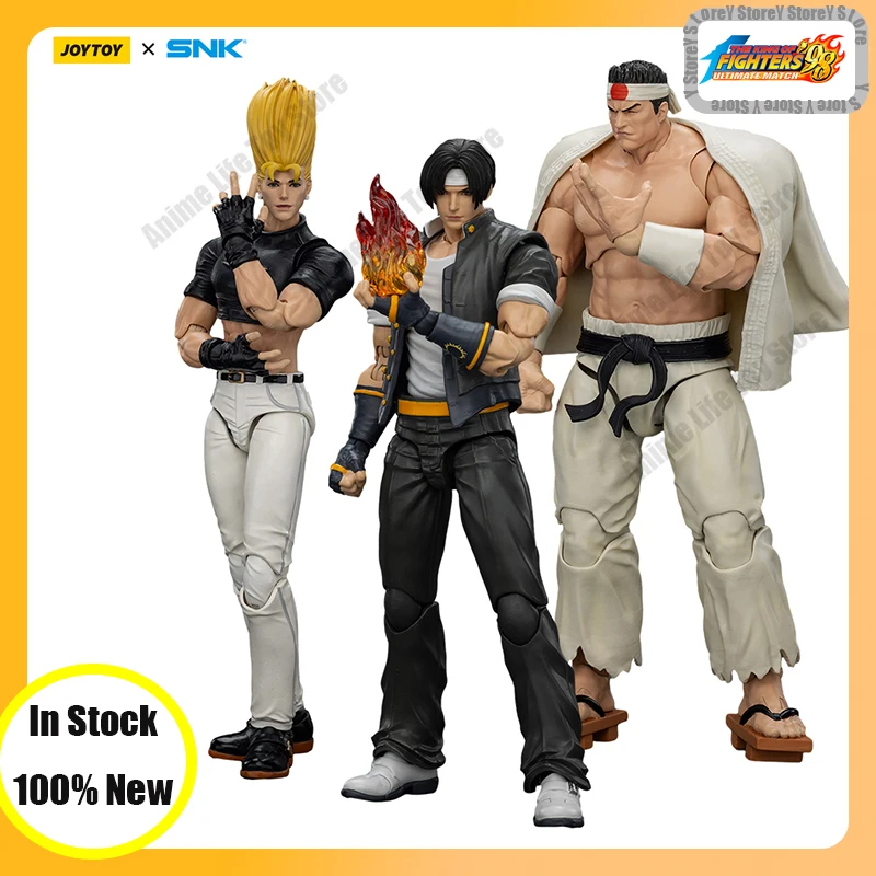 

JOYTOY The King Of Fighters 98 Figure Kyo Kusanagi Goro Daimon Benimaru Nikaid Action Figure KOF 98UM Hero Team Collect Model