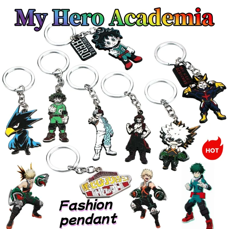 

My Hero Academia Keychain, Cute and Fashionable Cartoon Style, Personalized Creative Kawaii Pendant, Holiday Gift for Friends