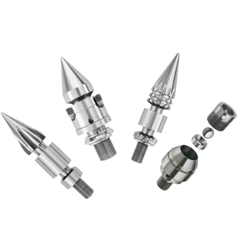 Plastic Rubber Machinery Parts Molding Machine Screw Barrel Accessories Biemtallic Screw Tip