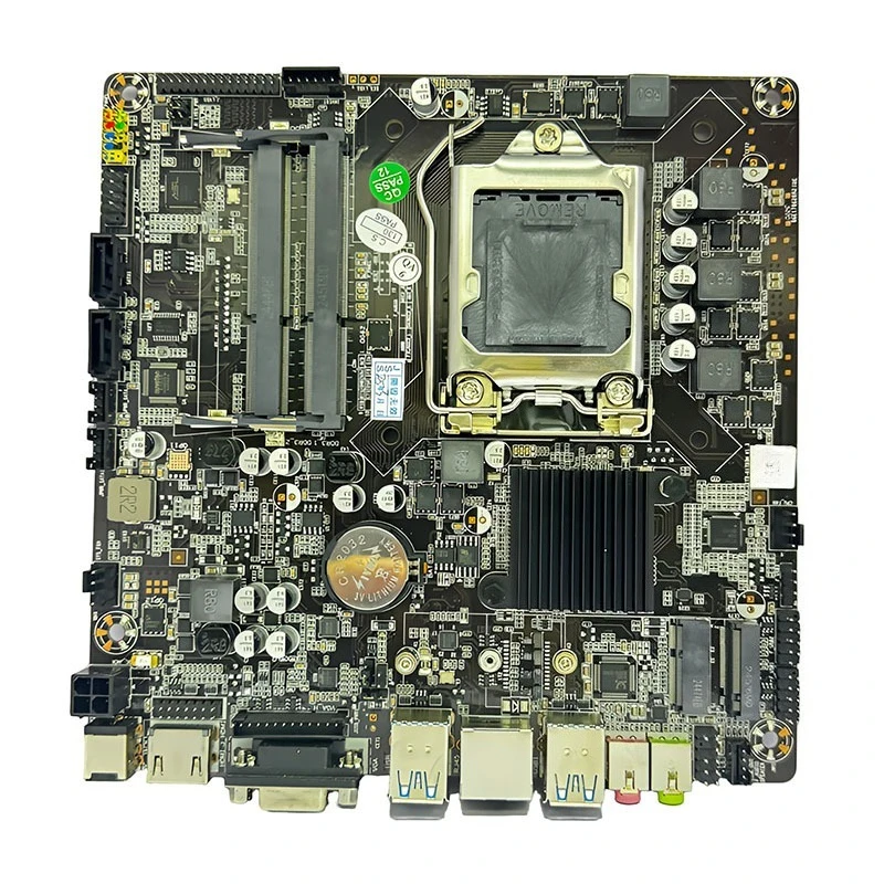H110 All-in-one Industrial Motherboard, LGA1151 Mini Mainboard DDR3 Memory Compatible with 6/7/8/9 Gen Desktop CPU