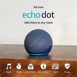 Original Echo Dot 5th Generation Smart Speaker WiFi Sound Alexa Clock Children