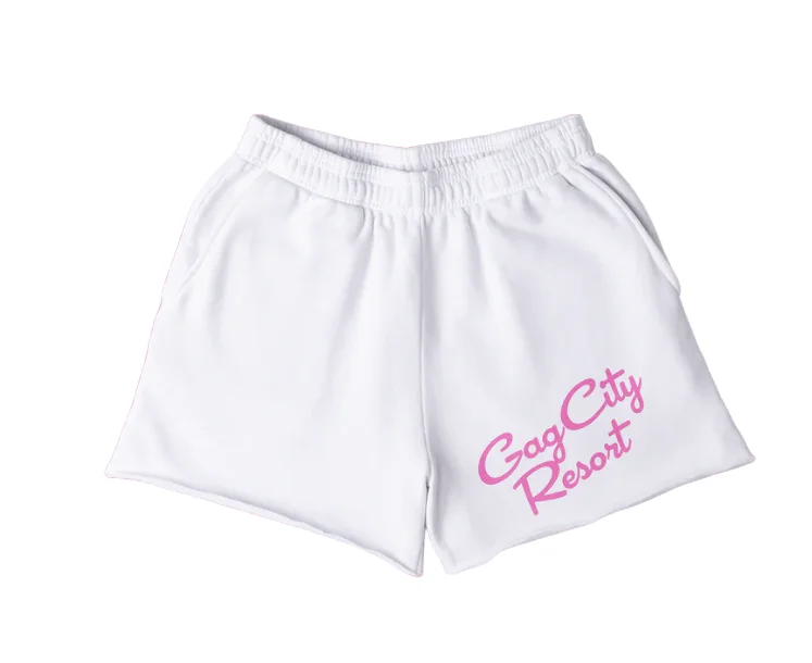 مغني الراب نيكي ميناج جولة الوردي الجمعة 2025 السراويل للرجال والنساء الهيب هوب ريترو فضفاض شورتات للبحر للجنسين البوب السراويل الصيف