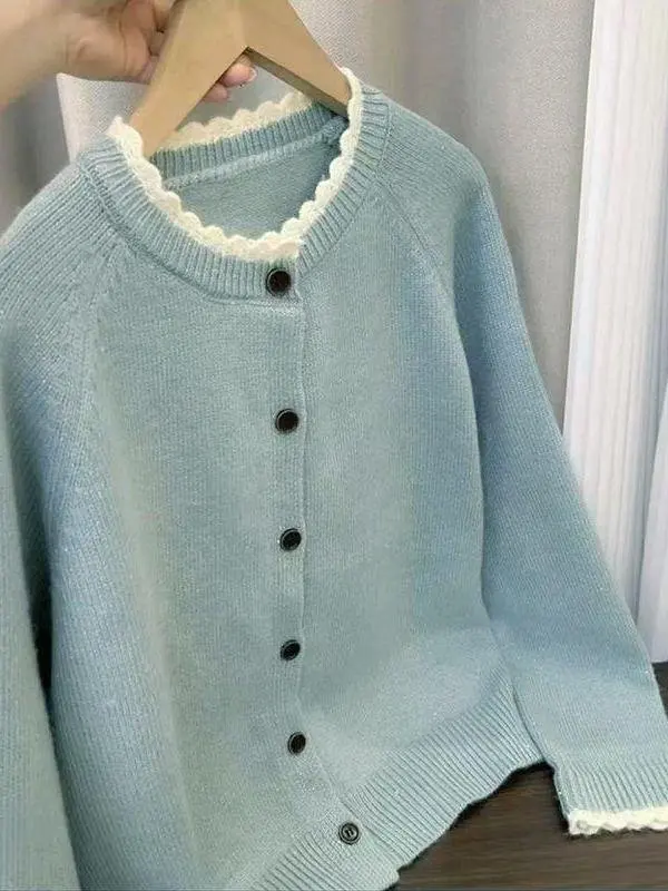 2025-new-knitted-open-cardigan-women-loose-sweater-round-ne-coat-faion-anti-aging-sli-ket-handkerchief