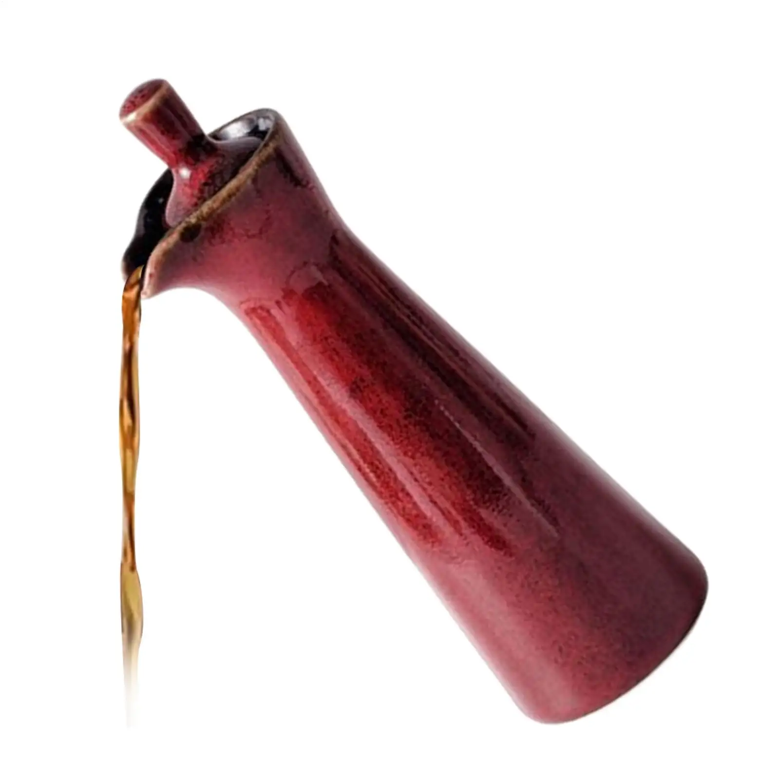 120ml Japanese Ceramic Olive Oil Dispenser Bottle Ceramic Vinegar Storage Soy Sauce Dispenser Vinegar Jar Seasoning Bottle view 2