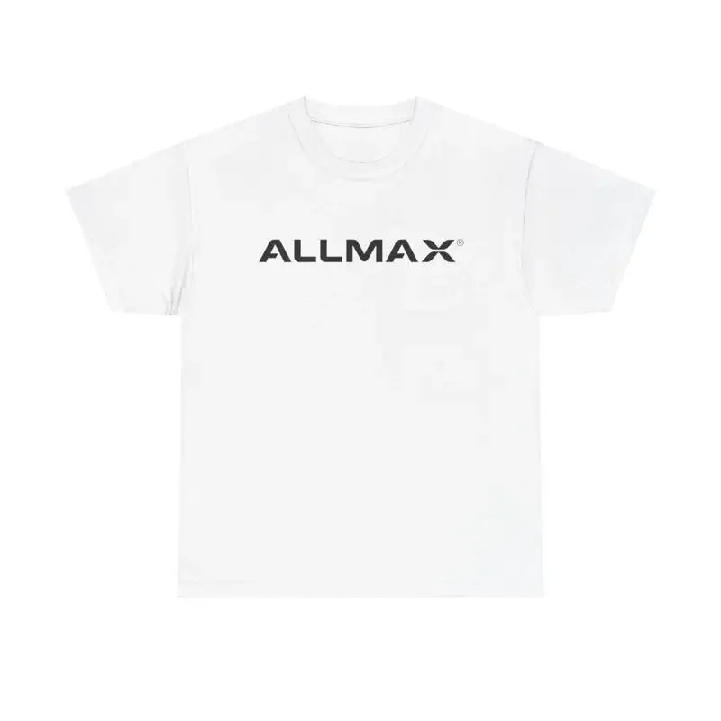 Allmax Graphic T Shirt bodybuilding fitness sports nutrition supplement tee
