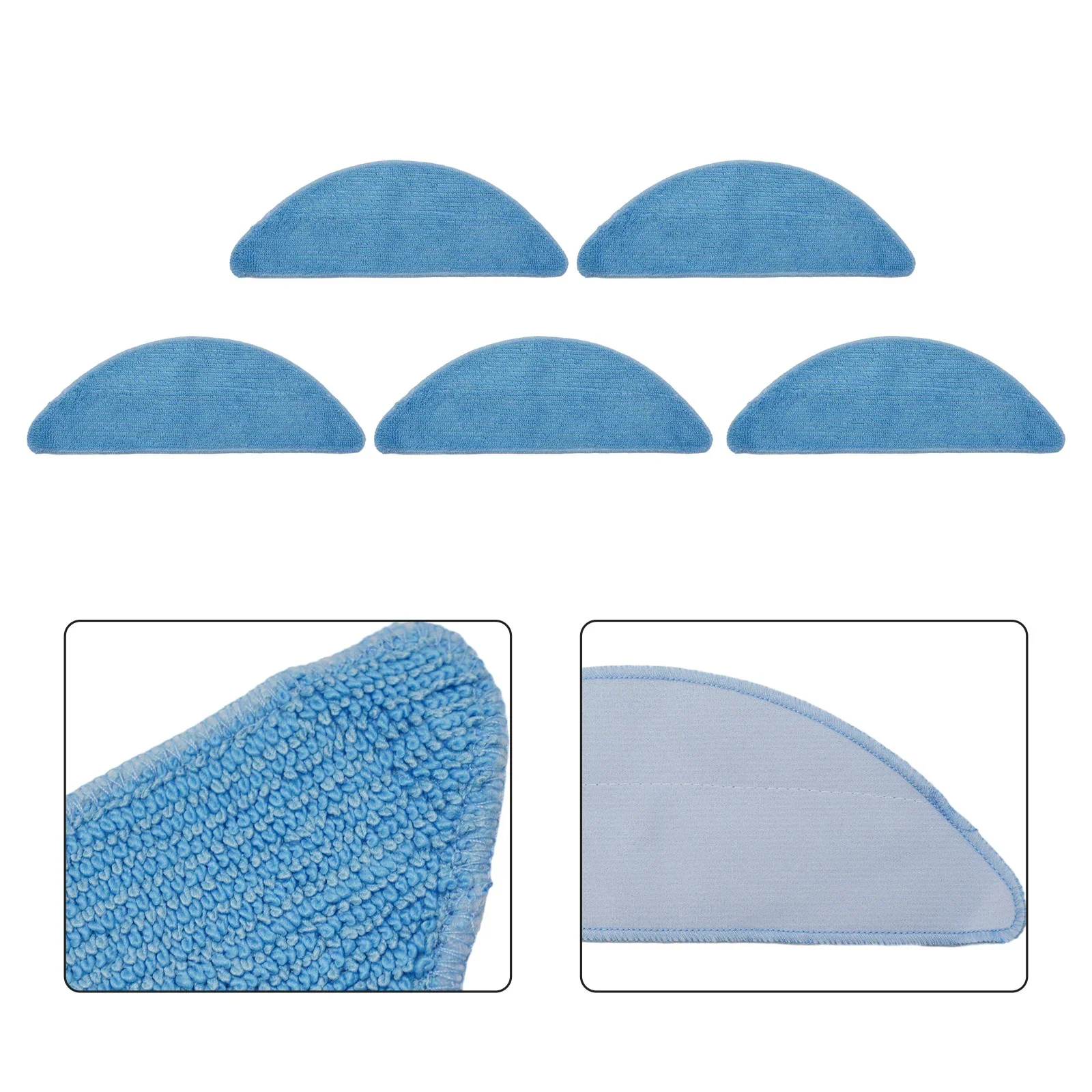 

5pcs Mop ClothFitment: For Mamibot Exvac880 Robotic Vacuum Cleaner Robotic Parts Replacement In Stock Drop Shipping