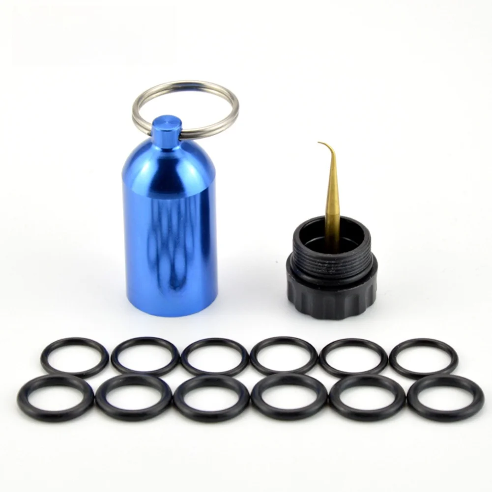 for mini Scuba Tank Snorkel Pickaxe Keychain Natural Rubber Lightweight Aluminum Alloy for versatile Compatibility