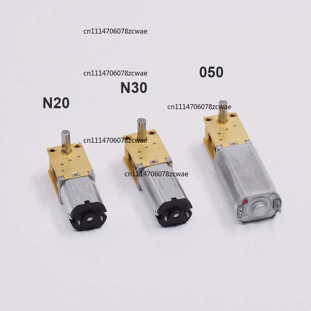 For Smart Car Robot DIY Parts N20 N30 050 DC Worm Gear Reducer Motor 3V 6V 9V 12V