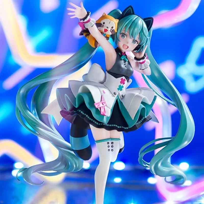 Original Furyu Hatsune Miku Unlimited Charm Excood Creative Figure Anime Peripheral Garage Kit Collectible Models Children Gift