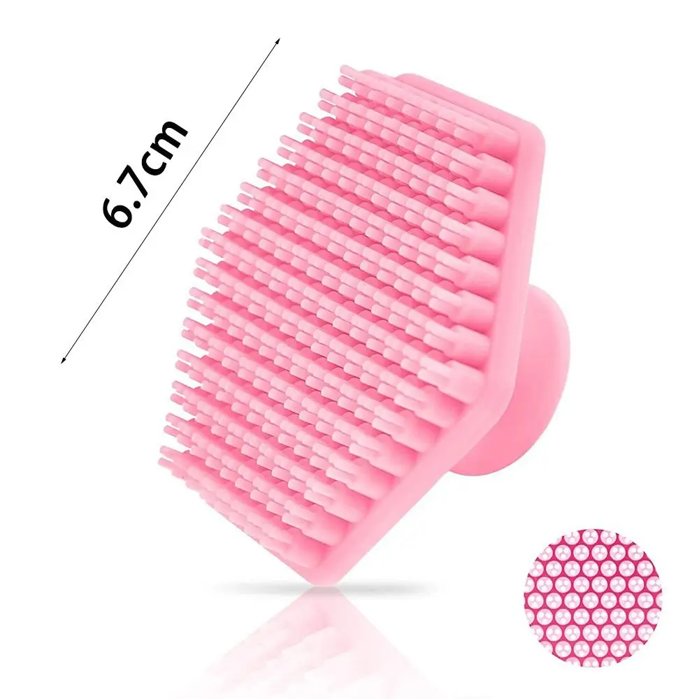 5color Facial Cleansing Brush Scrub Exfoliating Men Beard Brush Exfoliating Silicone Miniature Massage Skin Care Beauty Tool