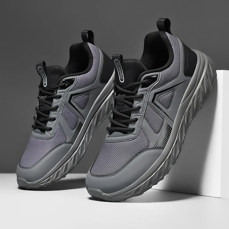 أحذية MAEDEF للرجال للمشي أحذية رياضية خفيفة الوزن ومسامية وغير قابلة للانزلاق ومريحة للتدريب الرياضي والمشي لمسافات طويلة للرجال