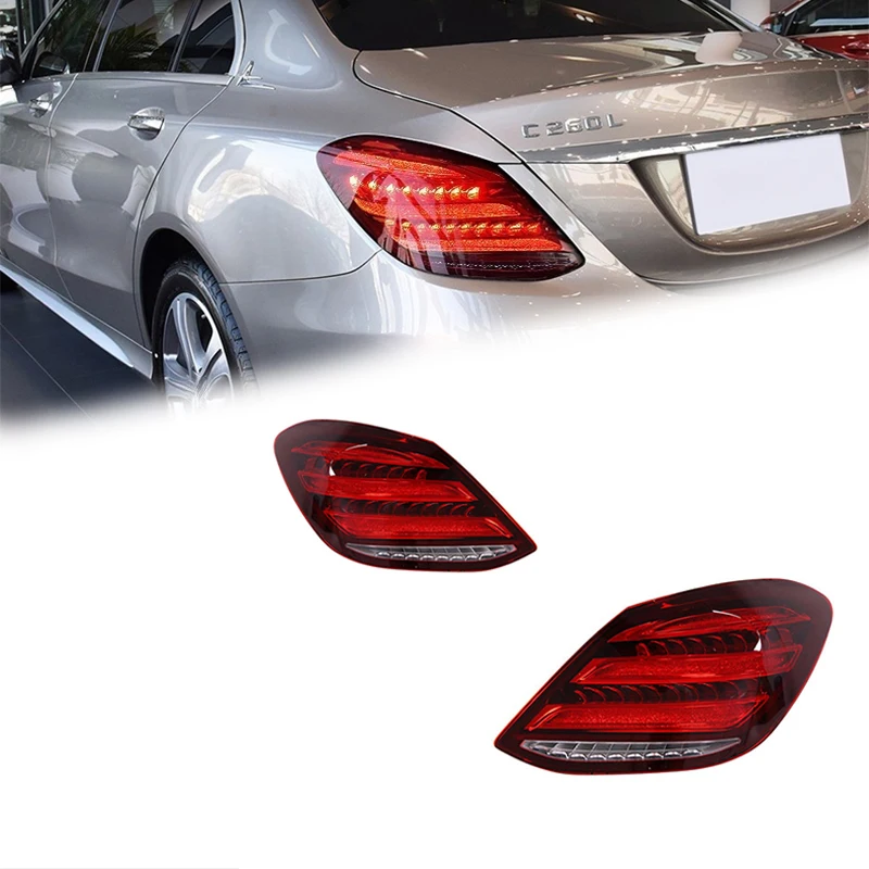 

Car Lights for M-Bz C-Class W205 Taillight 2015-2021 LED Tail Lamp Dynamic Turn Signal Light Car Taillights Assembly