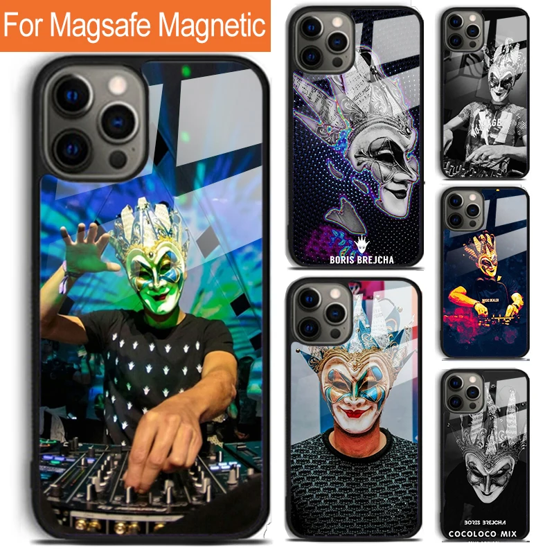 DJ Boris Brejcha Phone Case For iPhone 16 15 14 13 12 11 Pro Max Plus Magsafe Magnetic Wireless Charging Cover