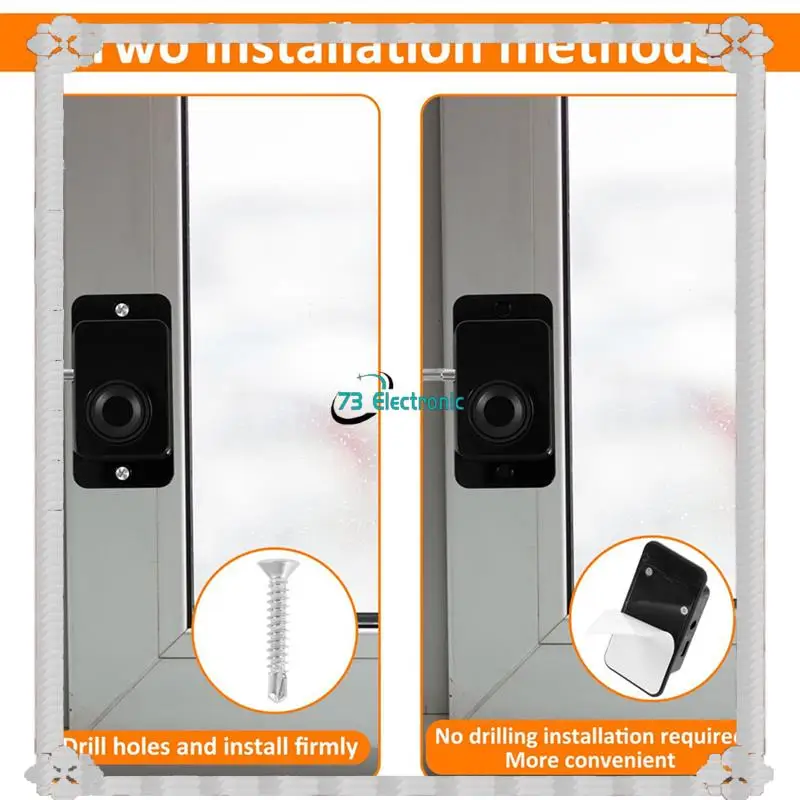 24-Hour Delivery 2X Fingerprint Fridge Lock, Refrigerator Safety Lock, Intelligent Cabinet Lock For Drawers, Dishwasher