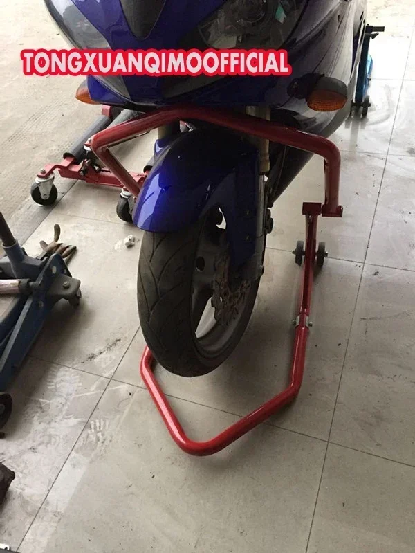 Strong Triple Tree Motorcycle Stand, Bike Headlift, Front Wheel Lift