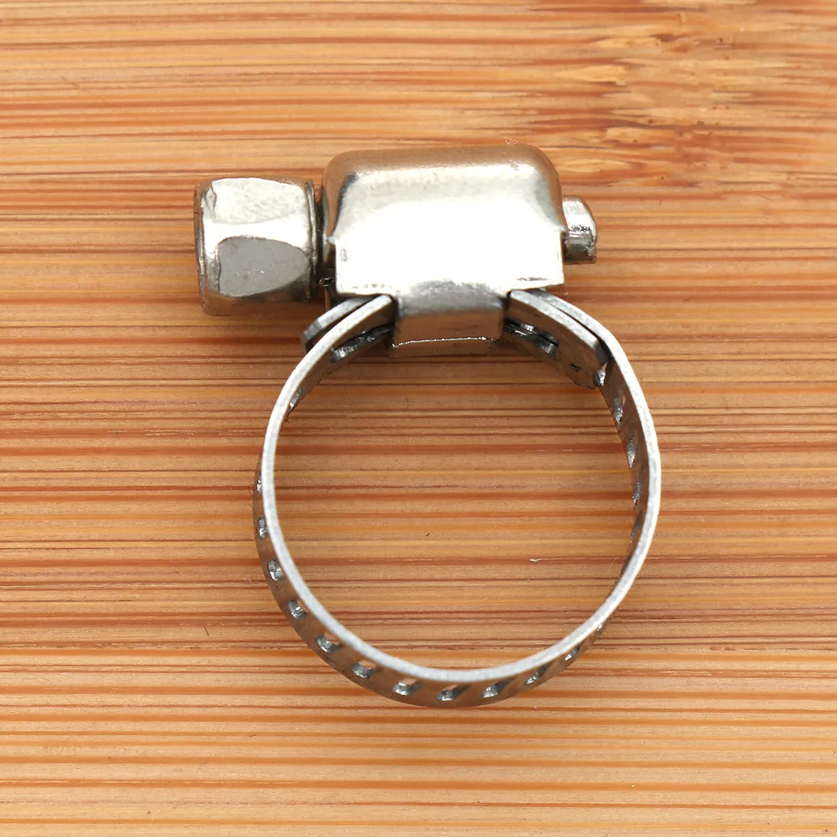 Universal Stainless Steel Hose Clamps for Plumbing Automotive Mechanical Use Leak Resistant Sturdy Polished Easy Maintenance