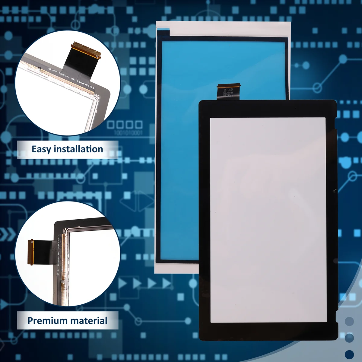 ADEGBO-Улучшенный сменный преобразователь сенсорного ЖК-экрана для Nintendo Switch