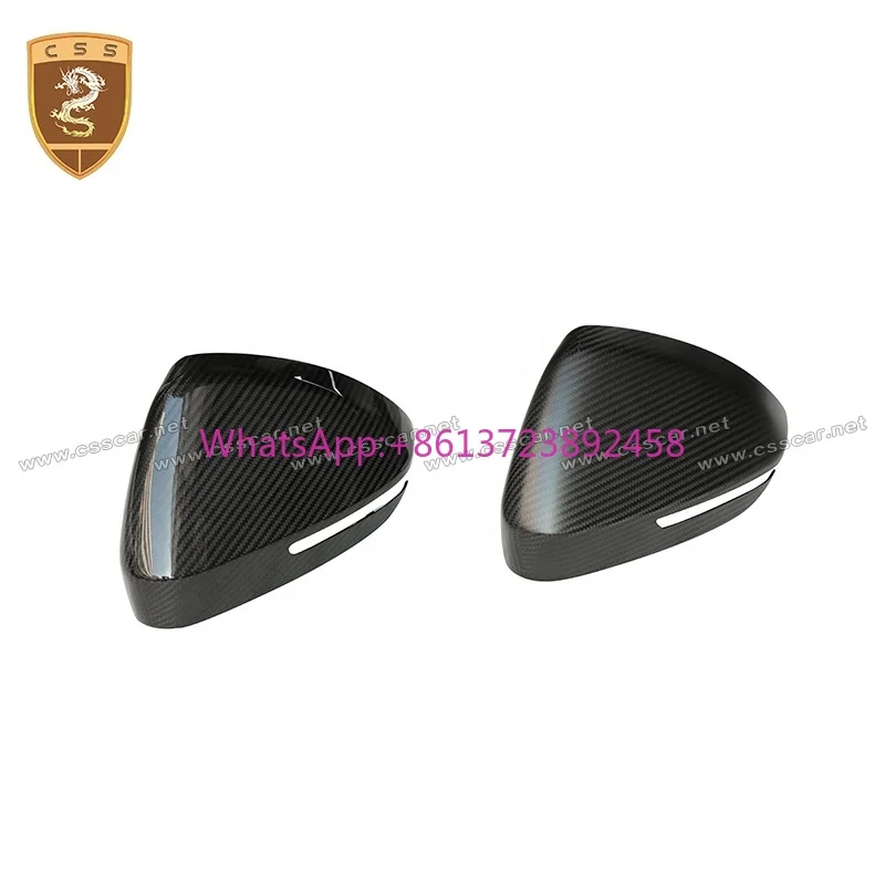 

3k Twill Weave Carbon Fiber OEM Style Rearview Side Wing Mirror Covers for Lotus Eletre