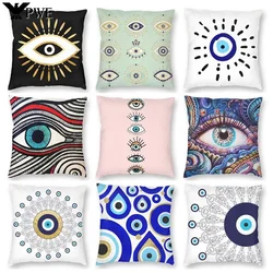 40/45/50cm Evil Eye Black Art Cushion Cover Living Room Mysterious Spirit Pillow Covers Sofa Bedroom Pillowcase Home Decor