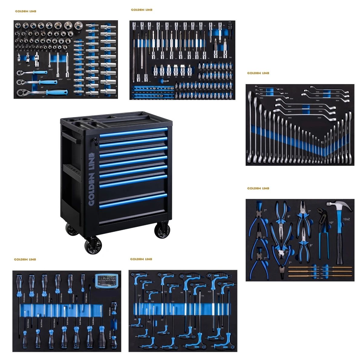 165 Pcs CR-V Ratchet Wrench Sleeve Combination Tools Set Silver Carton Box Cabinet Workshop Car Repair Durable Plastic Tools OEM