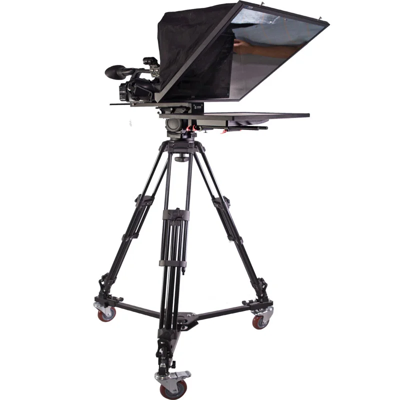 Television And Broadcast Studio 24 Inch 10-30 Feet Tystvideo 5 Meters Teleprompter With 1 Set Remote Live Sports