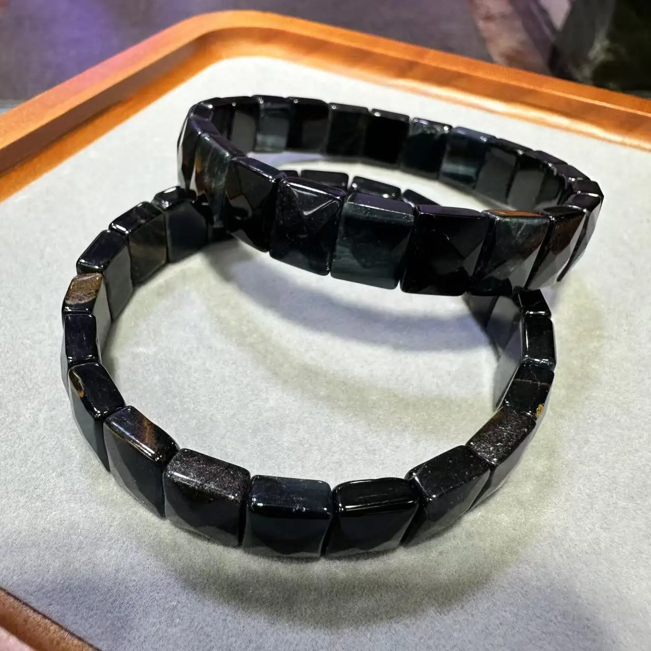 

2025 Новый натуральный синий тигровый глаз бусины браслет драгоценный камень модный браслет ювелирные изделия из драгоценных камней для женщин для мужчин оптом!